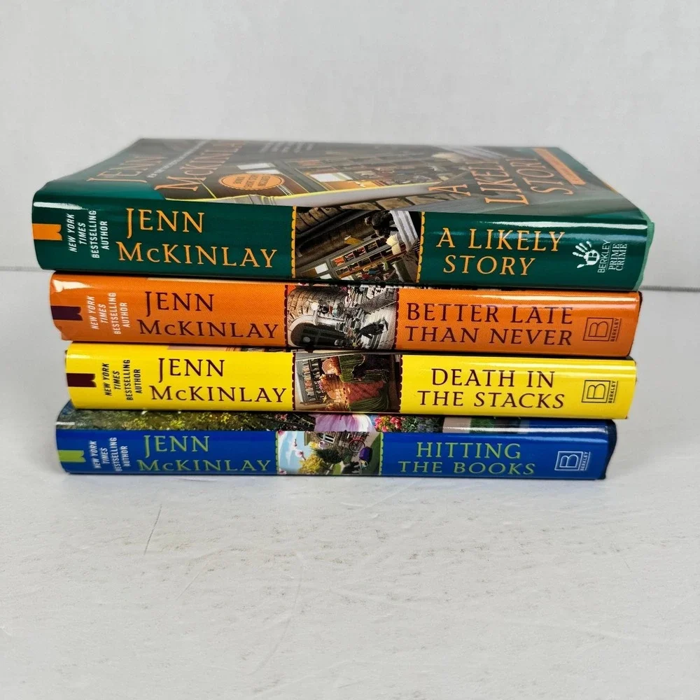 Jenn McKinlay Library Lover's Mystery 4 Hardcover Book Lot First Editions‎